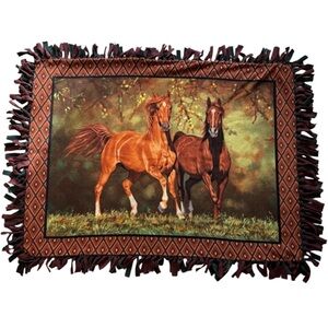 Springs Creative Wild Wings Noble Stature No Sew Throw Blanket Measures 43x57